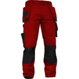 DASSY DASSY® Magnetic Arbeitshose rot/schwarz 56