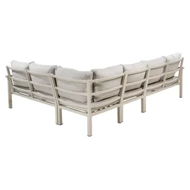 tierra outdoor gmbh Gartenlounge 2-teilig FUJI LOUNGE, Champagnerfarben - Olefin - Polywood
