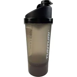 Tunturi Protein Shaker - Shaker mit Sieb und Aufbewahrung - 600ml SCHWARZ 600ML