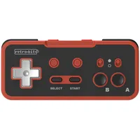 retro-bit Origin8 Wireless Controller Rot und Schwarz für Nintendo Switch