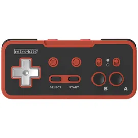 retro-bit Origin8 Wireless Controller Rot und Schwarz für Nintendo Switch