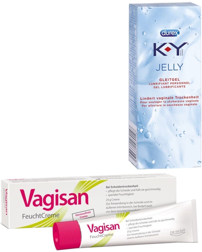 Vagisan Feuchtcreme+K Y Jelly Gleitgel Set