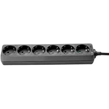 Adam Hall Cables Steckdosenleiste 5 m Schwarz 6 St.