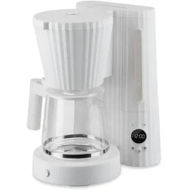 Alessi Plissé Filterkaffeemaschine weiß