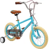 sulckcys 14 Zoll Kinderfahrrad, Kinder Fahrrad, Kinderfahrräder mit Zusatzrädern für ab 3-4 Jahre Mädchen Junge HöHenverstellbar Kinderfahrrad (Blau)