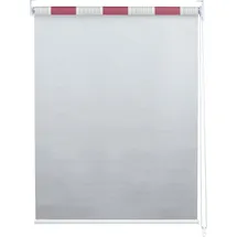 MCW Seitenzugrollo MCW-D52 100 x 160 cm rot/weiß/beige