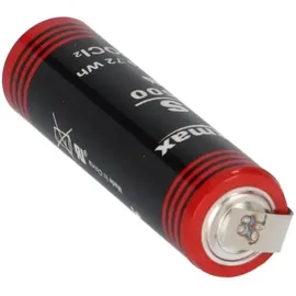 XCell Kraftmax Lithium 3,6V Batterie LS14500 AA - Zelle mit U-Lötfahne
