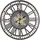 BHP Landscape Wanduhr 70,00 cm 70x70 gold
