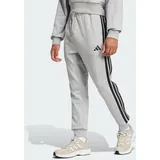 Adidas Essentials 3-Streifen French Terry Hose Medium Grey Heather / Black 3XL
