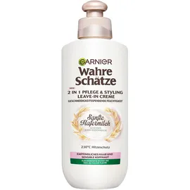 Garnier Wahre Schätze Sanfte Hafermilch 2-in-1 Pflege & Styling Leave-in-Conditioner 200 ml