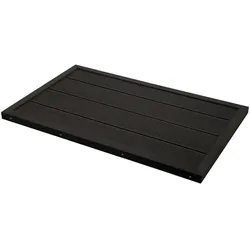 STEINBACH Bodenelement für Aufstellleitern und Solarduschen - schwarz