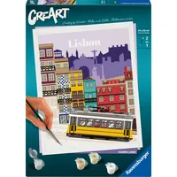 Ravensburger CreArt - 25522 - Farbenfrohes Lissabon - Malen