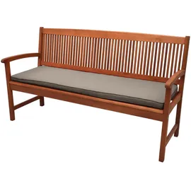 Beautissu Bankauflage 100 x 48 x 5 cm taupe 1 St.