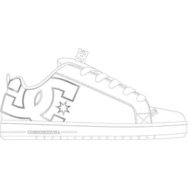 DC Shoes Court Graffik Damen White/M Silver 40
