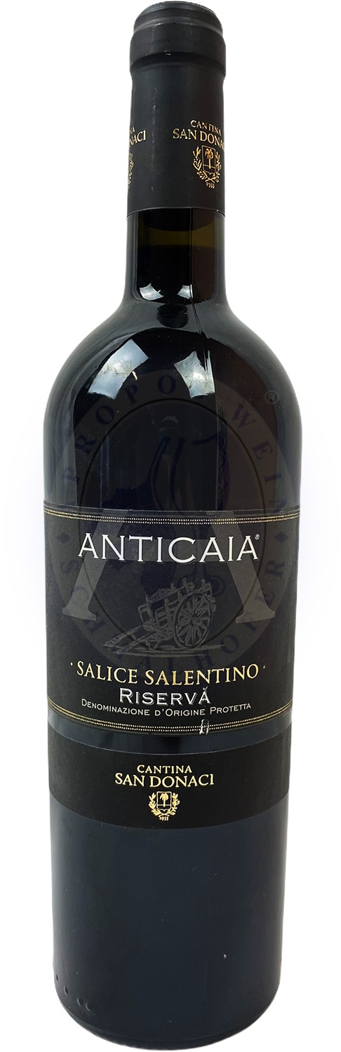 Anticaia Salice Salentino Riserva 2011 San Donaci 0,75l