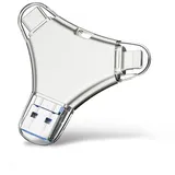 CONNUMY USB Stick 256GB für iPhone, 4-in-1 Flash Laufwerk Externer Speicher für Handy/Pad/Android/PC, USB 3.0 Speicherstick Sichern von Fotos/Videos mit Keine App