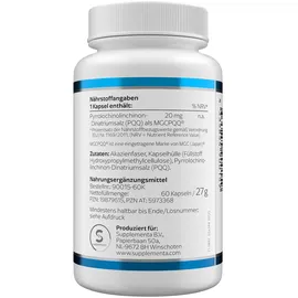 klean labs PQQ 20 mg Kapseln 60 St.