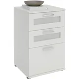 CARO-Möbel Nachtschrank Marike 40 x 63 x 38 cm Weiß