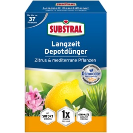 SUBSTRAL Langzeit Depotdünger für Zitrus und mediterrane Pflanzen, 750g (75130)