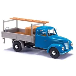 Framo V901/2 Dachdecker blau Modell von Busch 1:87