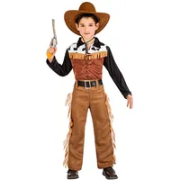 Boland - Kinderkostüm Cowboy, 3-teilig, Faschingskostüm für Mottoparty, Halloween oder Karneval, Wilder Westen