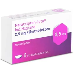 Naratriptan Juta bei Migräne 2,5 mg Film 2 St