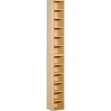 Homcom Säulenregal 2 tlg. 21 x 19 x 88 cm Buche