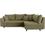 best mobilier Rune, Ecksofa 4 Sitz(e) Grün