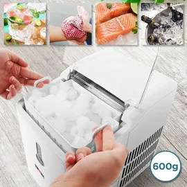 Duronic ICM120 Eiswürfelmaschine | 9 Eiswürfel in 7 min | 1,5 L Wassertank | 600 g Kapazität | 120W,