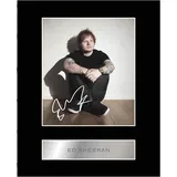 Signierter Fotodruck von Ed Sheeran, mit Passepartout
