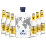 Nordes Atlantic Galician Gin aus Galizien 0,7l (40% Vol) + 6x Fever-Tree Premiu