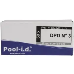 50 Testtabletten gebundenes Chlor DPD 3 für PoolLab