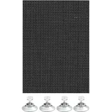 GARDINIA Sonnenschutz für Fenster (auch Dachfenster), Flexibler Sonnenschutz Auto, Lichtdurchlässig, Inkl. 4 Saugnäpfen, 100 x 200 cm,