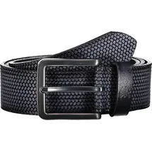 Lerros Herrengürtel Leder 100 Blau