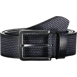 Lerros Herrengürtel Leder 100 Blau