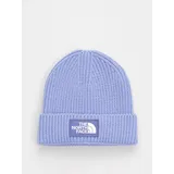THE NORTH FACE NF0A3FJX6M7 TNF Logo Box Cuffed Beanie Hat Herren Virtual Blue-Indigo Plu Größe OS