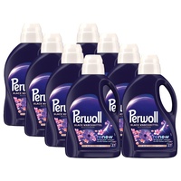 PERWOLL Blütenmeer Waschmittel 216 (8 x 27 Waschladungen), Feinwaschmittel reinigt sanft und erneuert dunkle Farben und Fasern, mit Dreifach-Renew-Technologie und verführerischem Duft