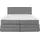 Collection AB Boxspringbett COLLECTION AB "Ninoni", grau (hellgrau), B:195cm L:210cm, Komplettbetten, Boxspringbett, inkl. Bettkasten, Topper und wahlweise mit LED-Beleuchtung
