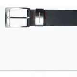 Pierre Cardin Gürtel schwarz Glattleder, schwarz, NOS