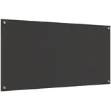 vidaXL Küchenrückwand Dunkelgrau 120x60x0,6 cm Hartglas