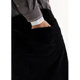 bonprix Cordrock Damen Schwarz 38