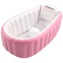 Aufblasbare Badewanne für Babys - Rosa
