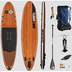 Light MFT Freeride 12'4 SUP Board Set wood Gr. Uni