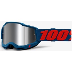 100% Accuri 2 Extra Odeon Motocross Brille, rot-blau für Männer
