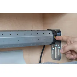 Schellenberg Rohrmotor für 60 mm Welle, Komplettset mit Wandlager