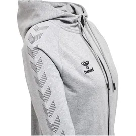 hummel MOVE Grid Kapuzenjacke Damen 2006 - grey melange 3XL