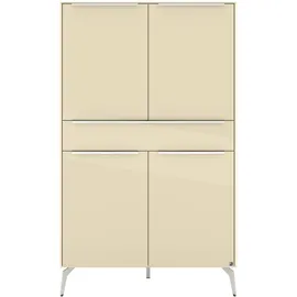 Set One by Musterring Highboard 92 x 155 x 42 cm Braun