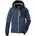 Steppjacke nachtblau/schwarzblau/dunkellime 128