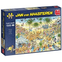 JUMBO Spiele Jumbo Puzzle Jan van Haasteren The Oasis 1500 pieces)