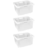 Plast Team Euro-Boxen 3er Set EVA, 43 x 23